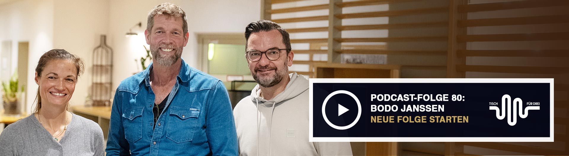 CHEFS CULINAR Podcast Tisch für Drei mit Bodo Janssen